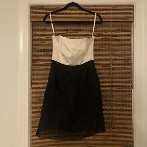 White and Black Dress